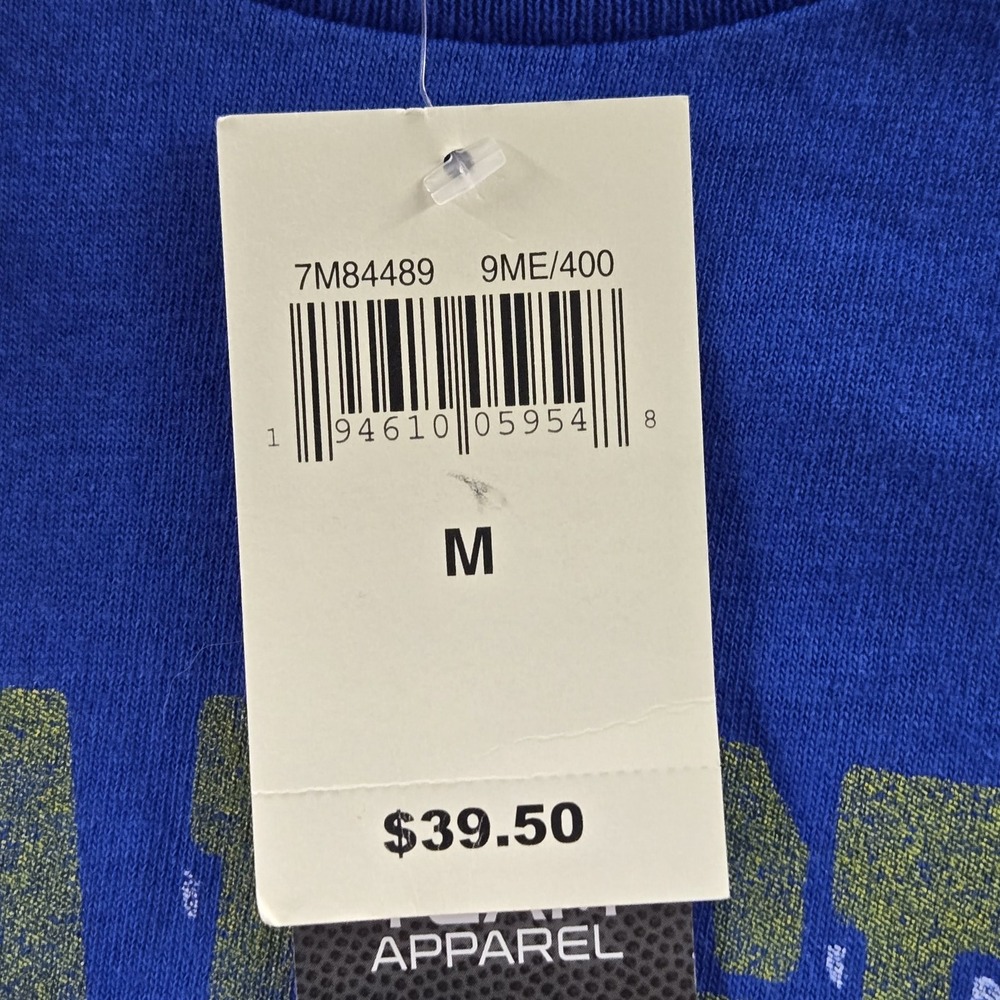 Los Angeles Chargers Men Shirt M Blue Junk Food For Lucky Brand Logo NWT - Picture 4 of 10
